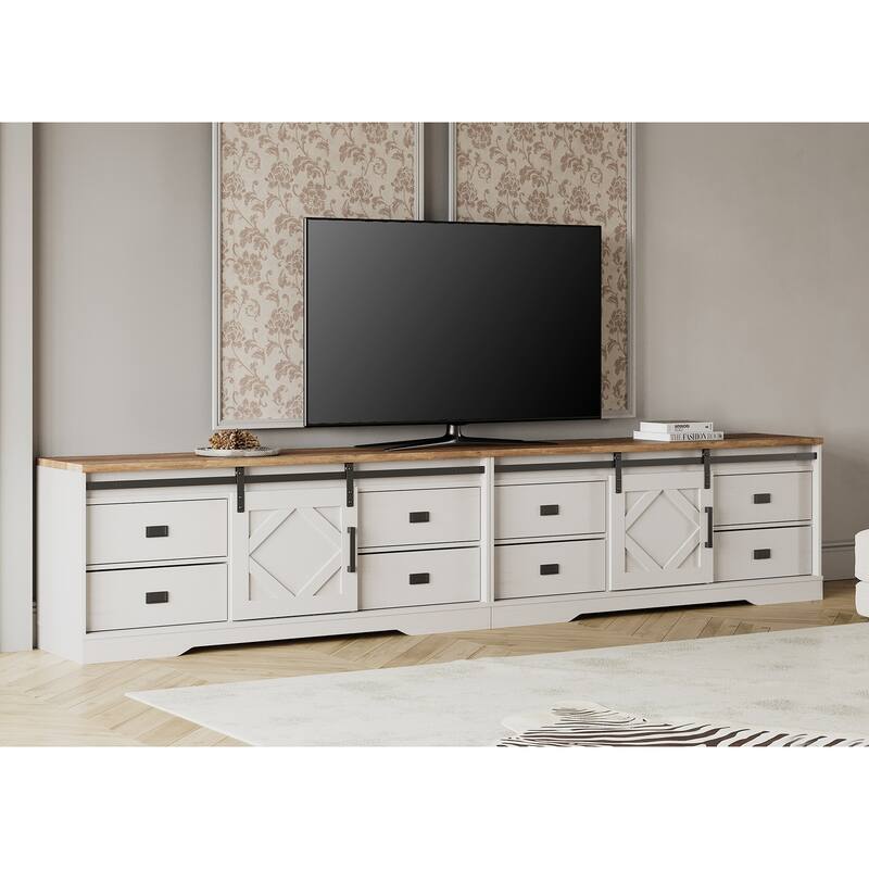 Modern Farmhouse TV Stand for up to 85" 110" 140" TVs