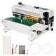 preview thumbnail 1 of 26, Continuous Bag Band Sealing Machine, Horizontal Band Sealer Machine with Digital Temperature Control, Bag Sealer carbon steel with Count Function