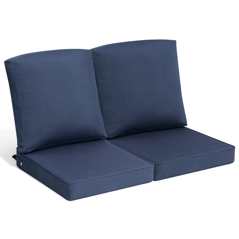 21 W x 22 D in. Deep Seat Outdoor Cushion Set by Crestlive Products