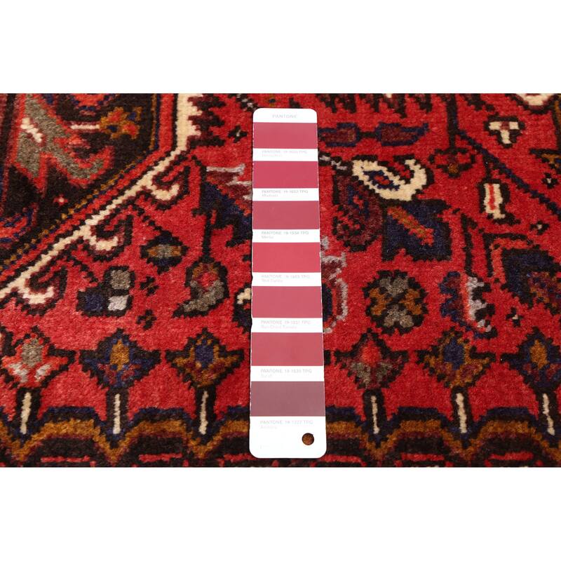 ECARPETGALLERY Hand-knotted Sarabi Red Wool Rug - 6'10 x 9'9