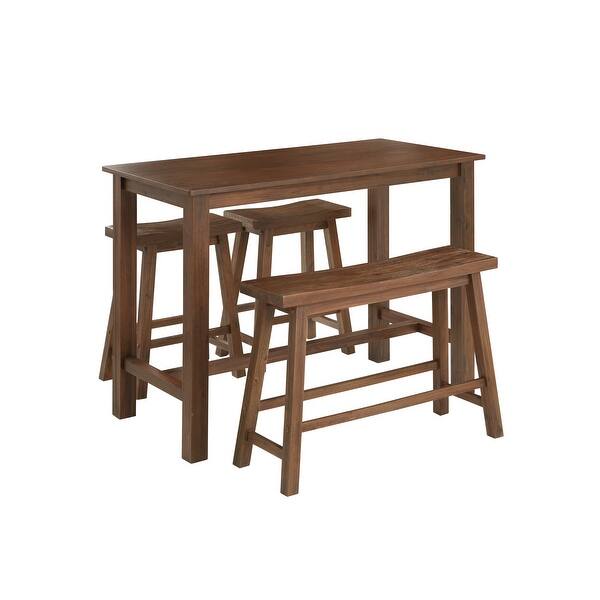 Shop Sonoma Wood 4 Piece Pub Set With Table Overstock 12060295
