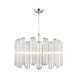 preview thumbnail 3 of 2, 22 Inches Wide Ryder Chandelier Round Multi-Faceted Crystal Waterfall Chandelier