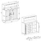 preview thumbnail 3 of 21, 47 in. Farm Style Wood Buffet Bar Cabinet
