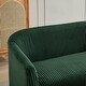 preview thumbnail 10 of 31, 50.78" Modern Loveseat Couch Sofa, Corduroy Fabric Upholstered 2-Seat Sofa, Loveseat with Wooden Walnut Legs