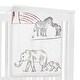 preview thumbnail 3 of 4, Sweet Jojo Designs Jungle Safari Animals Boy Girl Baby Monthly Milestone Blanket Taupe Black and White Gender Neutral Elephant