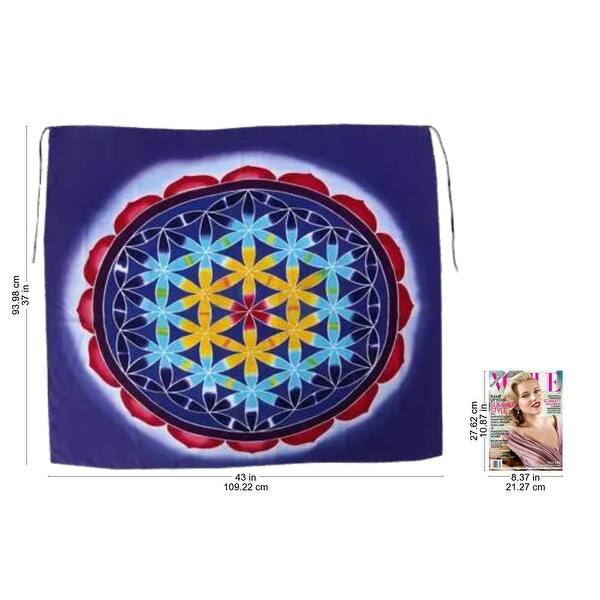 Novica Handmade Rice Petals Batik Rayon Wall Hanging - Bed Bath ...