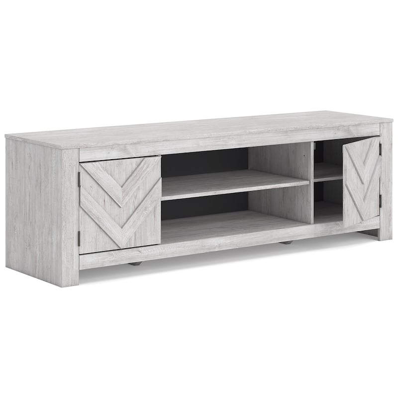 Signature Design by Ashley Cayboni 71" TV Stand up to 81" - 71"W x 20"D x 23"H