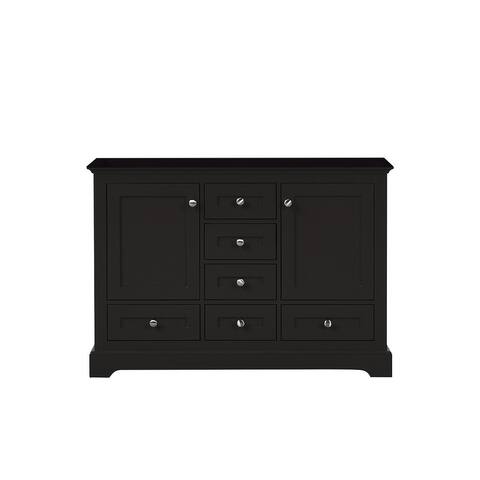Dukes 48 in. W x 22 in. D Espresso Double Bath Vanity