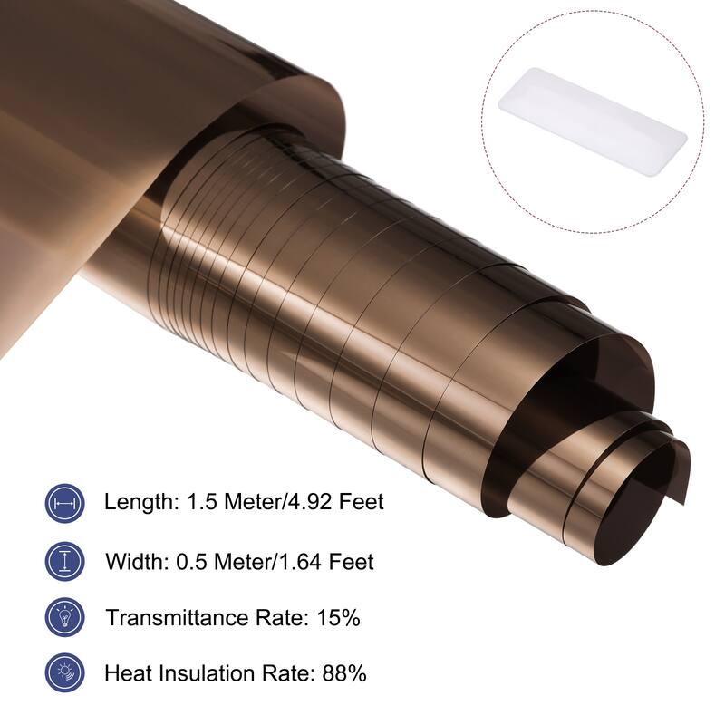 Window Film Sun Light Blocking Film One Way Glass Covering Protection