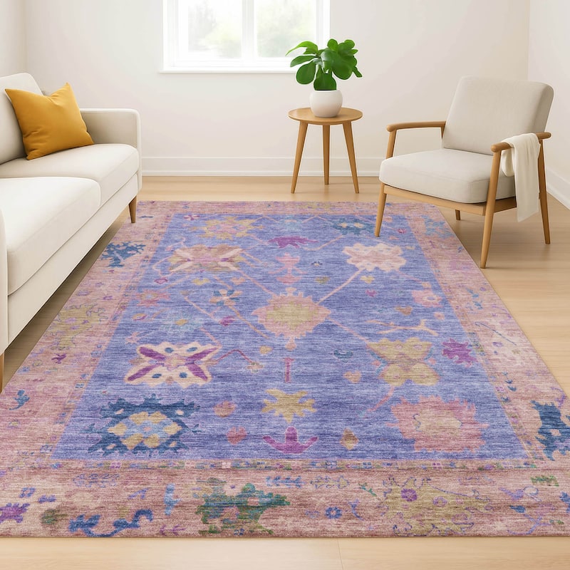 Premium Washable Super Soft Traditional Kashmir Mayfield Rug