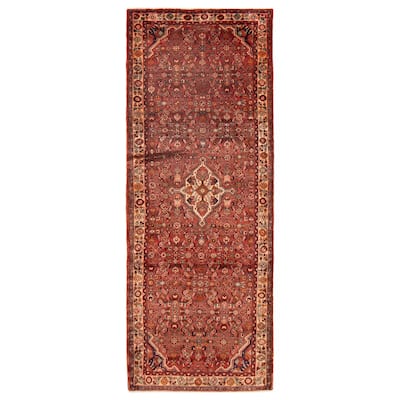 ECARPETGALLERY Hand-knotted Andelz Copper Wool Rug - 4'0 x 10'7