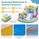 preview thumbnail 4 of 10, Costway Inflatable Bounce House with Slide Jumping Area Obstacle Ball