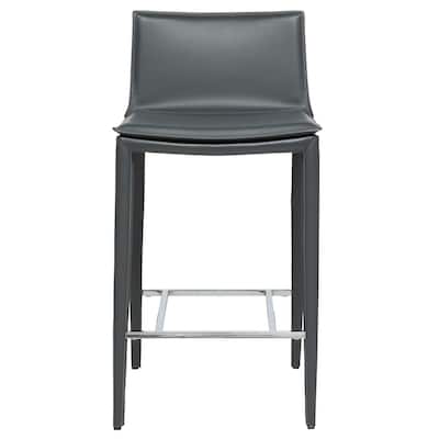 Hilton 25.5" Leather Counter and Bar Stool (Single)