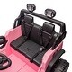 preview thumbnail 19 of 78, 2-seater Kids Ride On Electric Car W/parents control,light&rear searchlight,Power display, Four-wheel suspension Pink