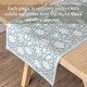 preview thumbnail 47 of 91, Over&back Hand-Blocked Printed Cotton Table Runner - Machine Washable