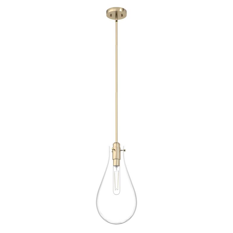 Hunter 9" Lundin 1-Light Pendant - Kitchen Island, Dining Room - Contemporary, Transitional