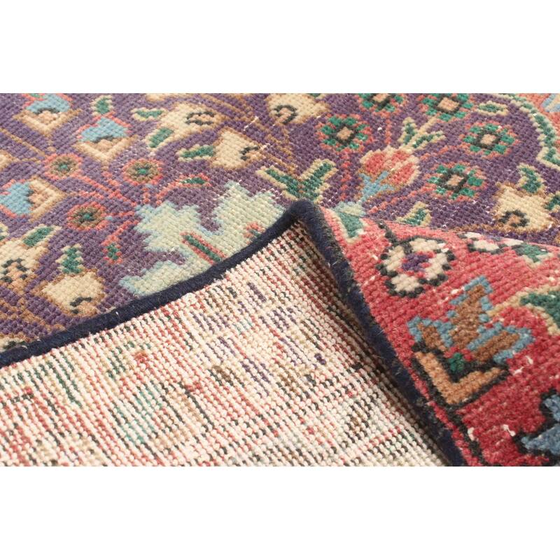 ECARPETGALLERY Hand-knotted Antalya Vintage Cream Wool Rug - 3'0 x 4'9