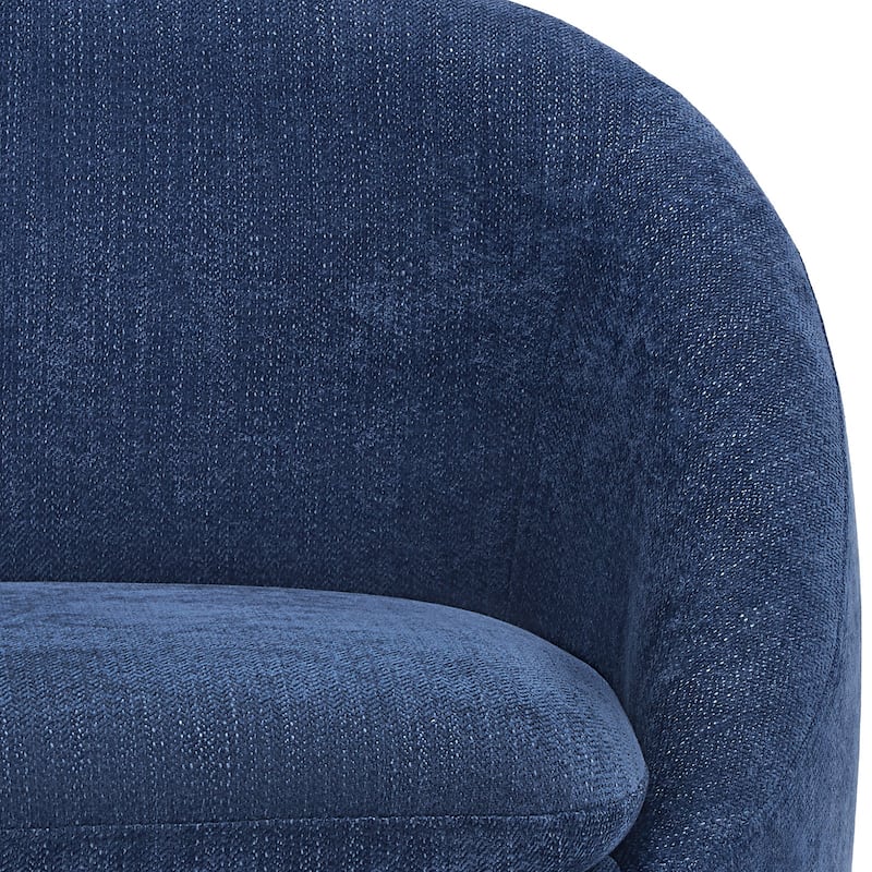 360° Swivel Chenille Upholstered Barrel Accent Chair Armchair - 30.3"W x 28.7"D x 29.5"H