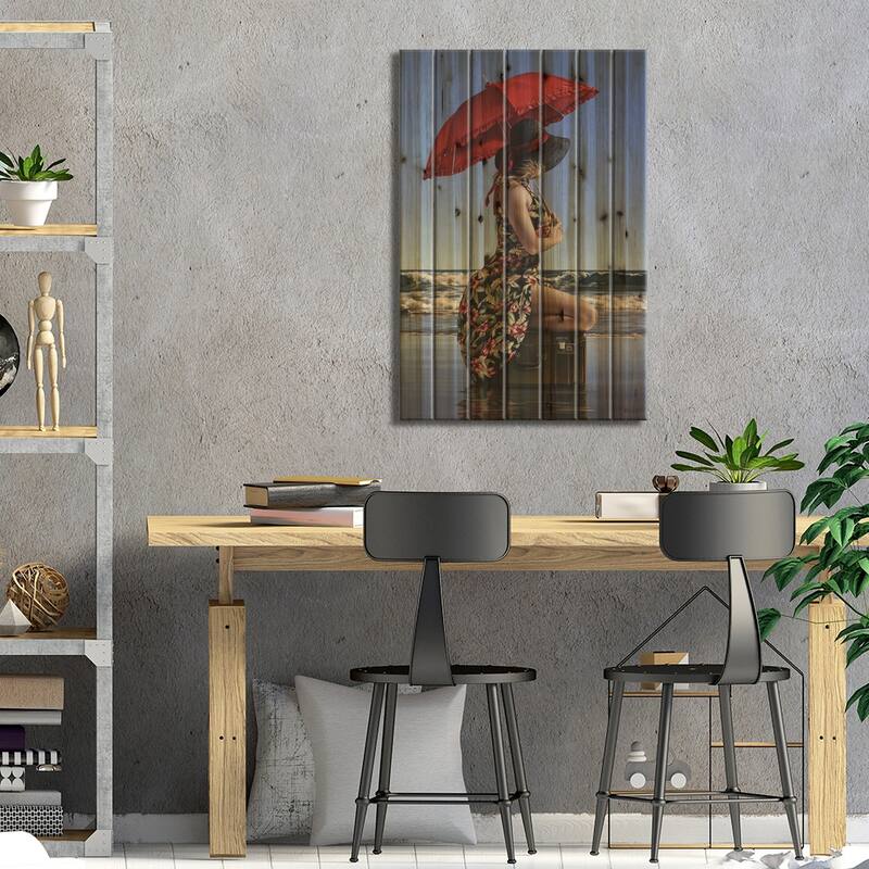 Island of Worldly Belongings Print On Wood by Paul Kelley - Multi-Color
