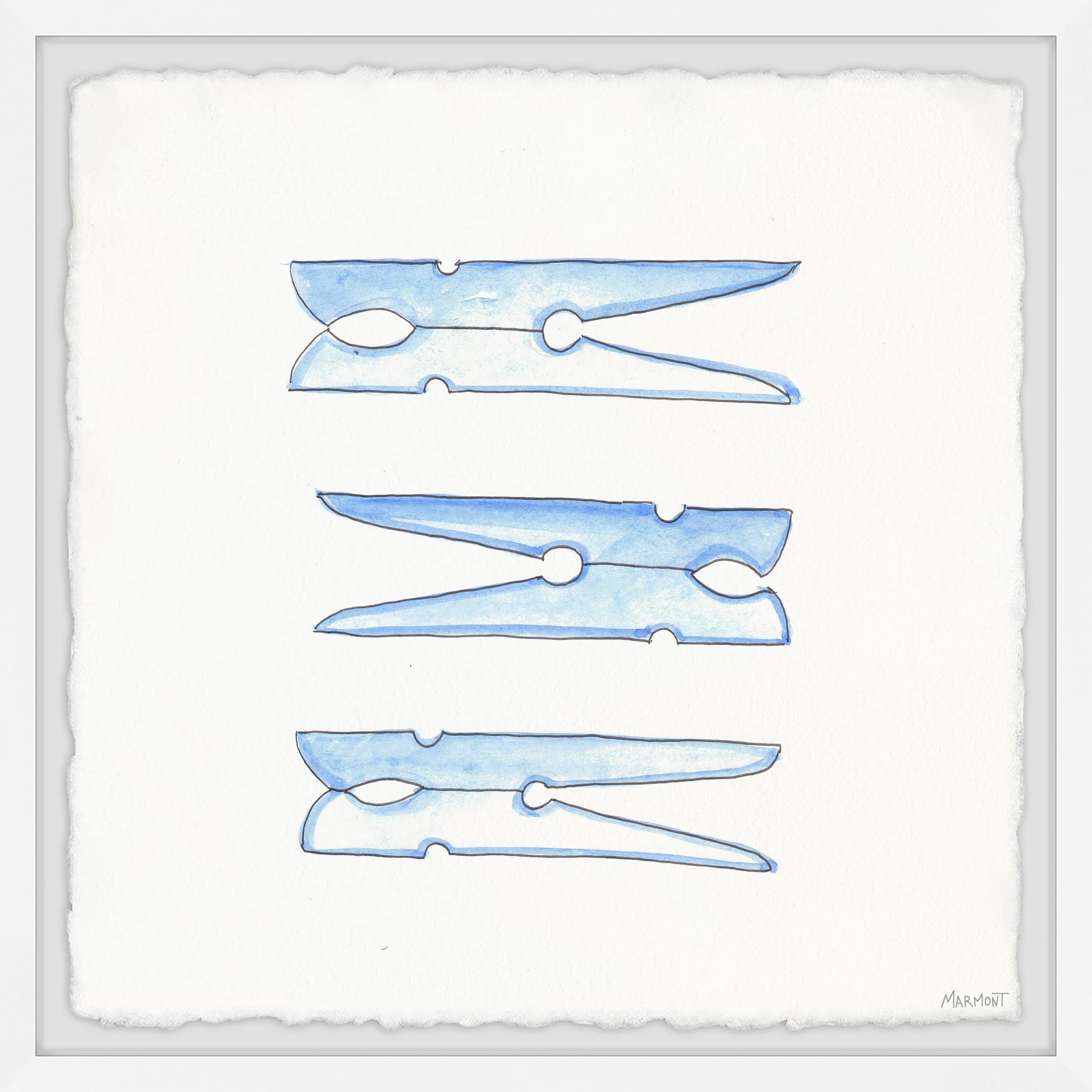 'Clothespins' Framed Painting Print Bed Bath & Beyond 34363331