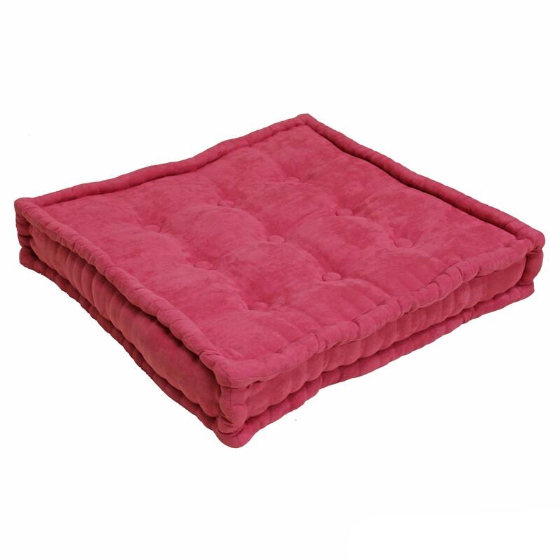 Porch & Den St Charles Square Floor Pillow - Bery Berry