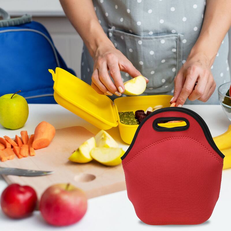 Insulated Lunch Bags, 12"x6"x12" Thermal Lunch Portable Containers Bag