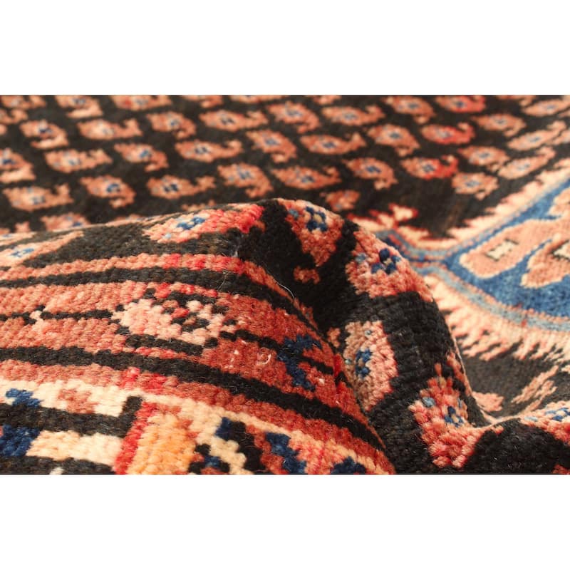 ECARPETGALLERY Hand-knotted Andelz Dark Brown Wool Rug - 2'11 x 4'8