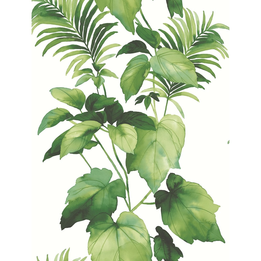 Harry & Grace Leaf Stripe Peel and Stick Wallpaper