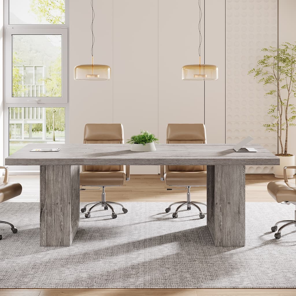 63 Inch Wood Executive Desk, Large Office Computer Desk for Home Office Desk
