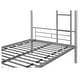 preview thumbnail 12 of 13, Durable Metal Twin Over Twin Bunk Bed with Anti-Noise Design,Anti-Noise Slat Lockers