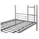 preview thumbnail 12 of 13, Kid Bed Frame Durable Metal Twin Over Twin Bunk Bed with Anti-Noise Design