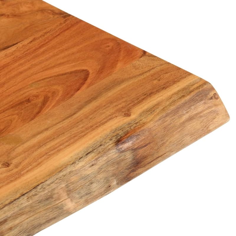 vidaXL Table Top Replacement Board Tabletop Accessory Solid Wood Live Edge
