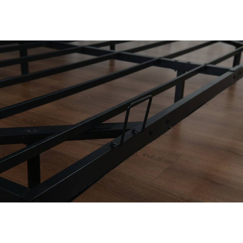 Floating Bed Frames with LED Lights, Metal Platform Bed , Solid and Stable, Noise Free