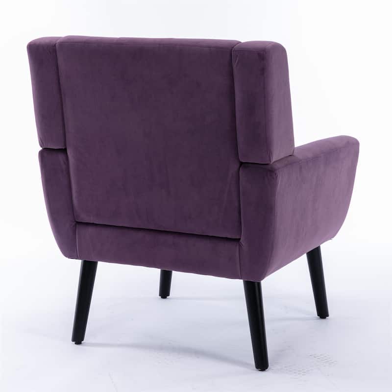 Modern Soft Velvet Material Ergonomics Accent Chair Living Room Chair, Bedroom Chair