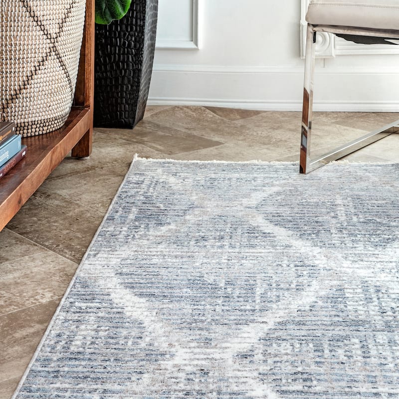 Nuloom Modern Geometric Trellis Kyle Area Rug