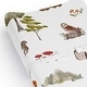 preview thumbnail 4 of 4, Sweet Jojo Designs Woodland Forest Animals Boy Girl Gender Neutral Unisex Changing Pad Cover Sheet Bear Fox Hedgehog Deer Green