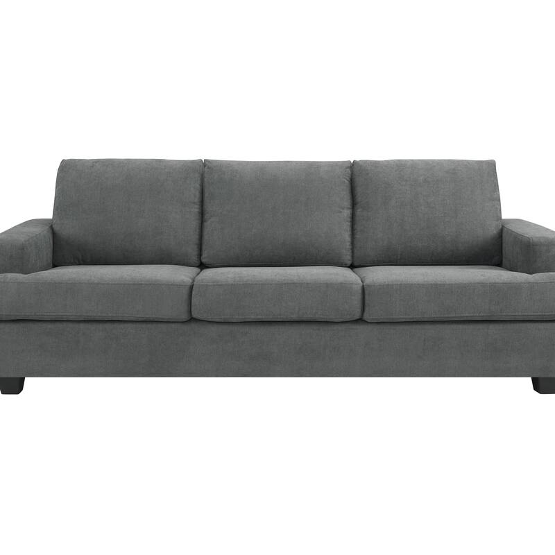Thomas Grey Upholstered Modern Living Room Sofa