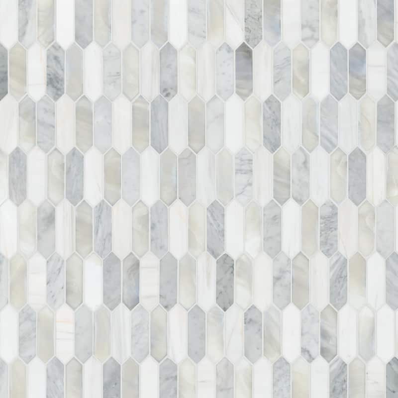 Ackland AKM-SG-2X6SPX-CA 10" x 14" Glass Dot-Mounted Wall Mosaic Tile - Sovereign