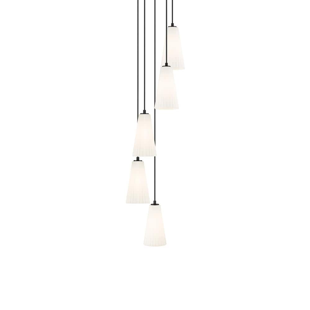 Z-Lite 3043P6-5R Farrell 5 Light 12" Wide Chandelier