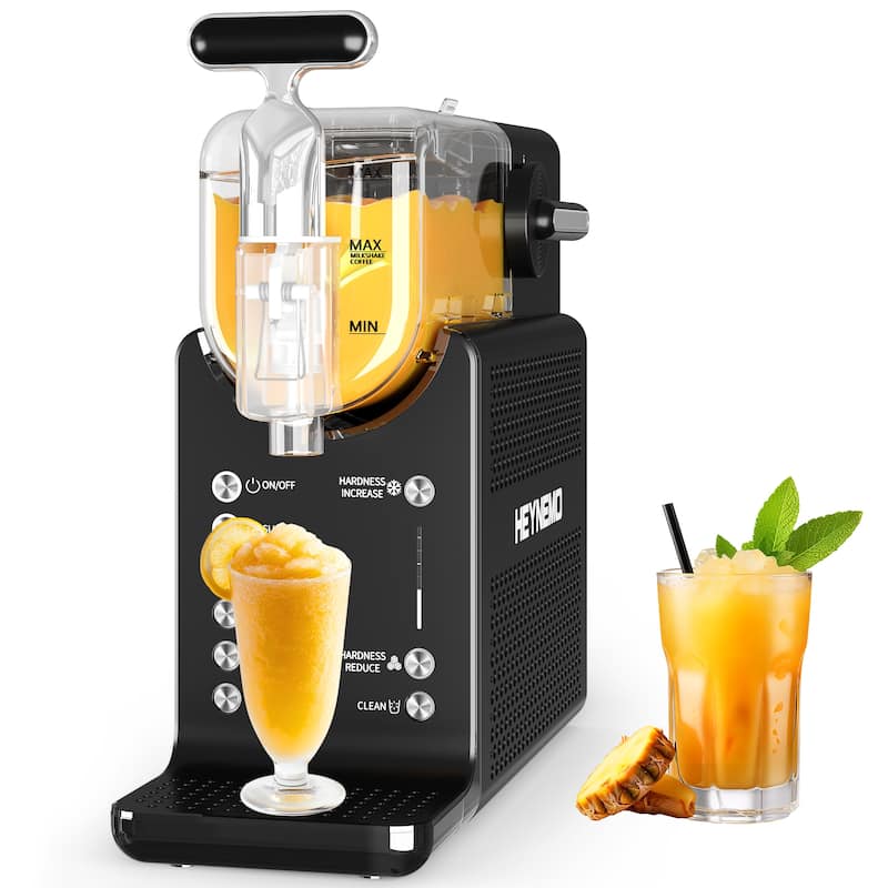 Single-Tank Slushie Maker with Rapid Chill, Self-Cleaning, 5 Drink Modes
