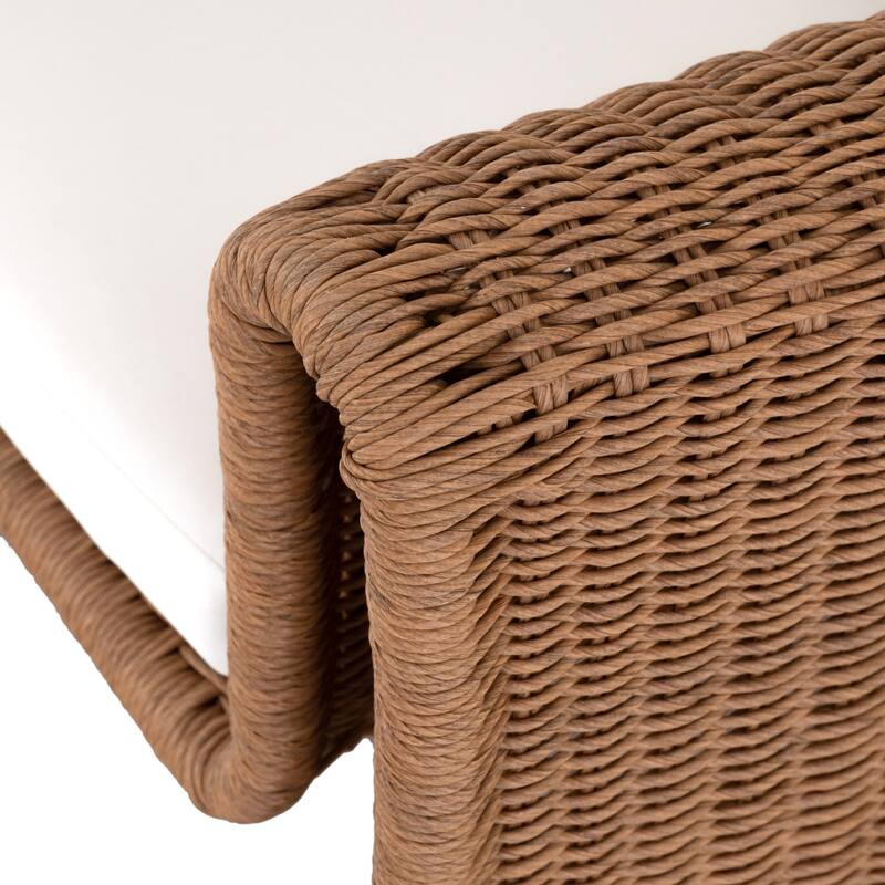 Tempe Woven Outdoor Chair-Vintage Natural - 32.0W x 32.0 x 32.0H
