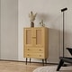 preview thumbnail 8 of 15, 24" Tall Wood Double Door Accent Cabinet with 2 Drawers - 24" x 40