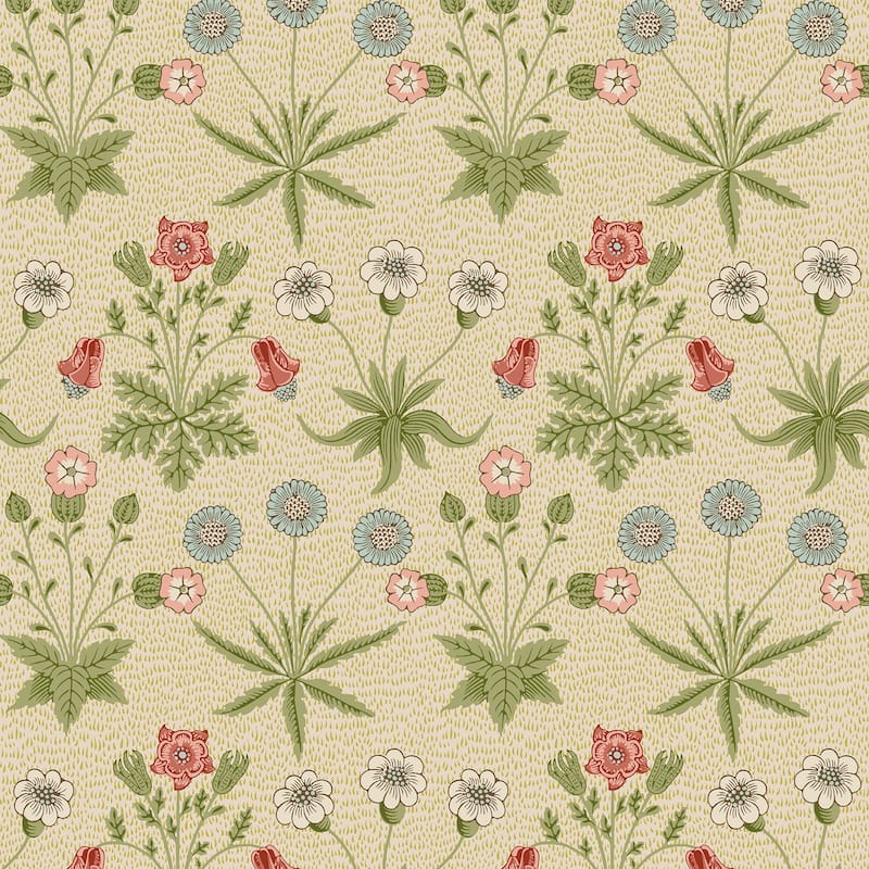 Daisy Fennel and Rose Peel and Stick Wallpaper