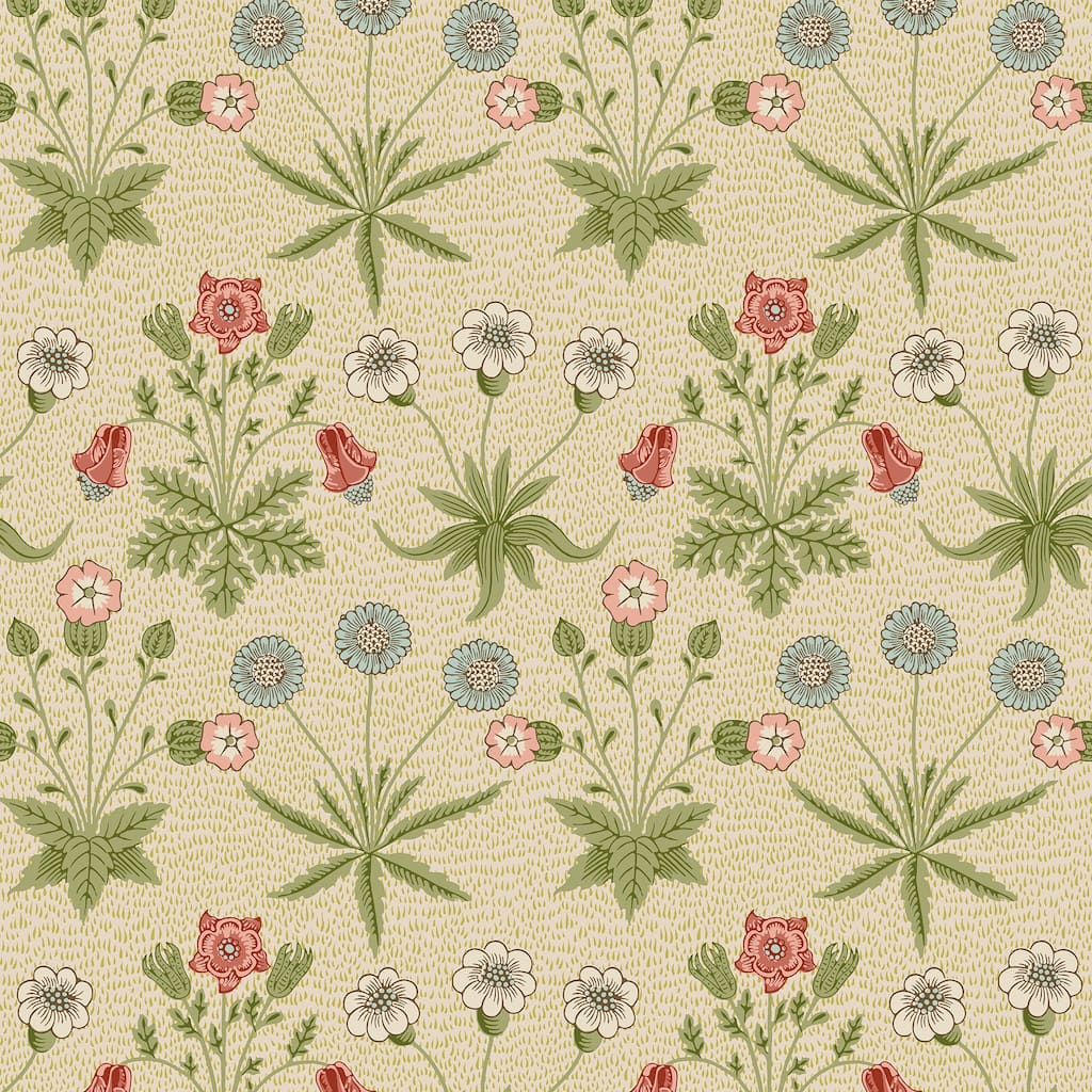 Daisy Fennel and Rose Peel and Stick Wallpaper