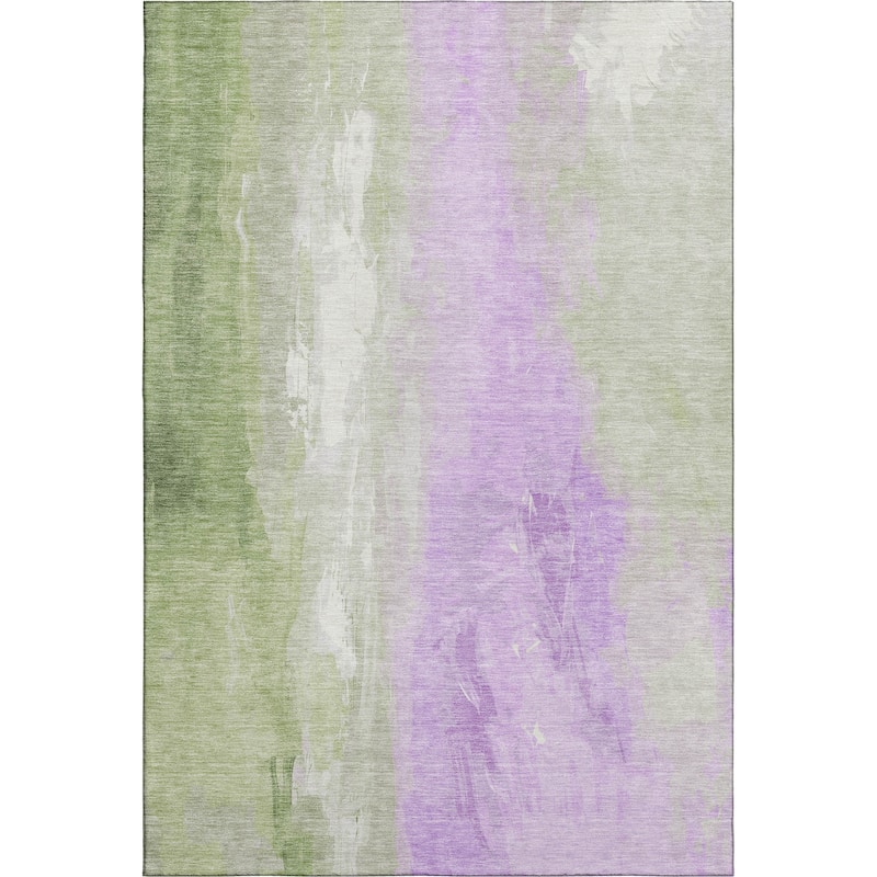 Premium Washable Super Soft Modern Watercolor Mayfield Rug