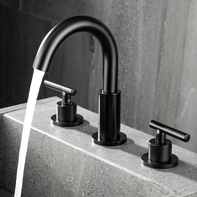 Rbrohant Widespread Faucet 2-handle Bathroom Faucet