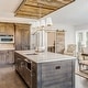 preview thumbnail 10 of 10, Modern Farmhouse 4-Light Gold Chandelier Island Lights with Fabric Shade for Dining Room