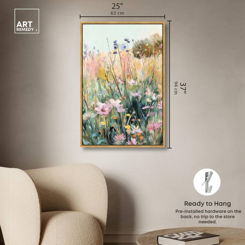 Floral Impressionism II Canvas by Art Remedy