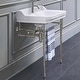 preview thumbnail 4 of 9, Whitehaus Victoriahaus 23-1/2" Rectangular Ceramic Lavatory Console