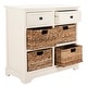 preview thumbnail 4 of 12, SAFAVIEH Cape Cod 6-Drawer Cream Storage Unit - 29.9" x 13" x 27.6"